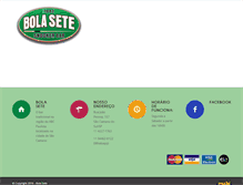 Tablet Screenshot of bolasete.com.br